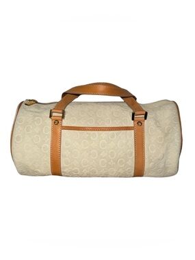 CÉLINE Macadam Suede Barrel Handbag
Celine C Cream